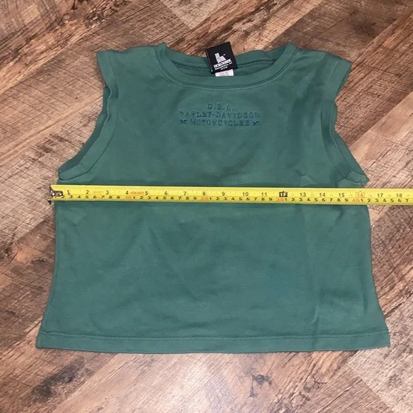 Harley Davidson Excellent like new condition size large crop top - Picture 4 of 9